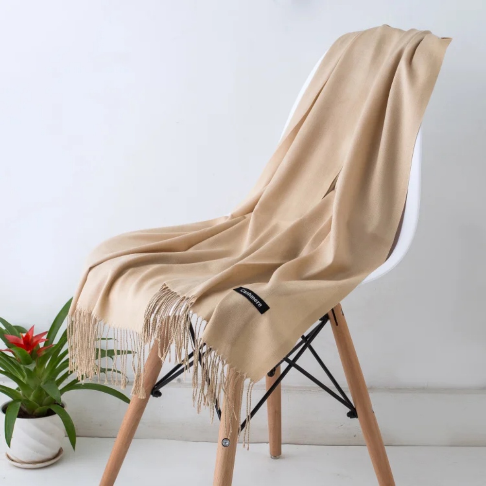 Stole Wedding Shawl - Bufanda de Cachemira larga para mujer,