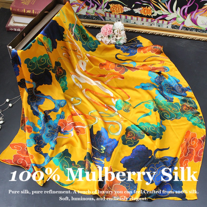 Pashmina Wrap Large - Nuevo Chal de Seda Real de
