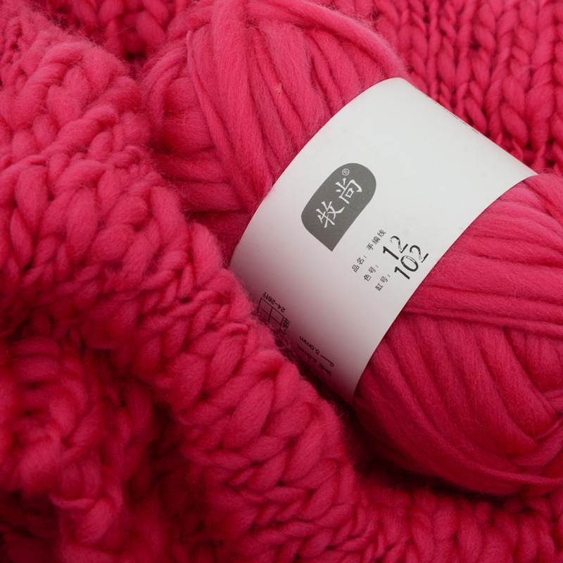 Woven Scarf Blanket - 50g de hilo grueso islandés, hilo