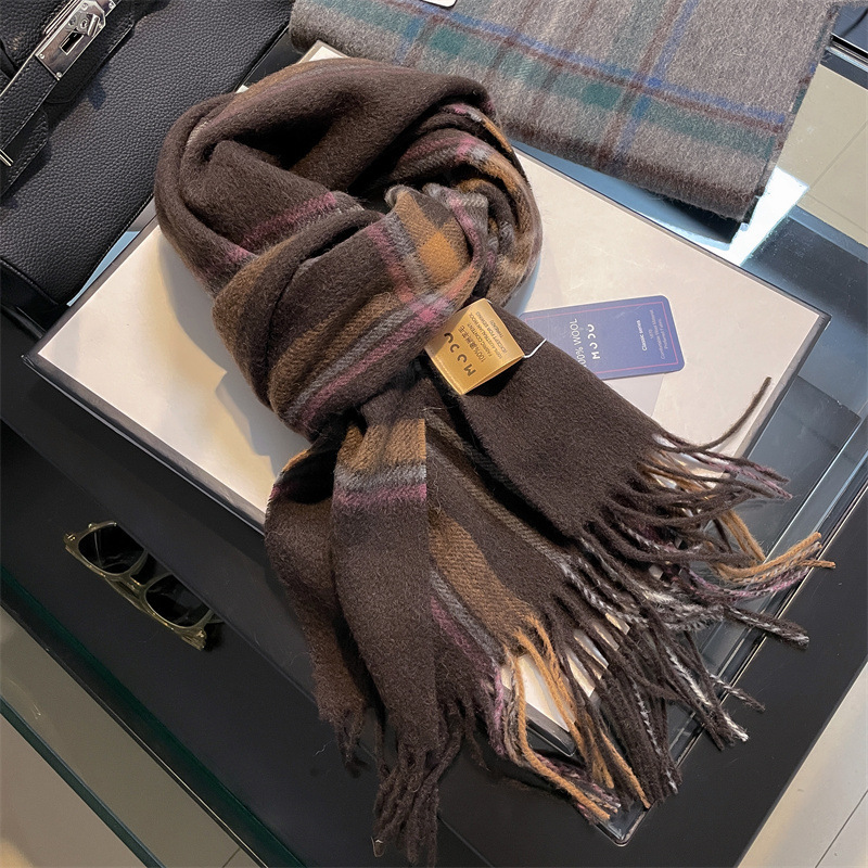 Muffler Men Wool - Bufanda de lana 100% pura de