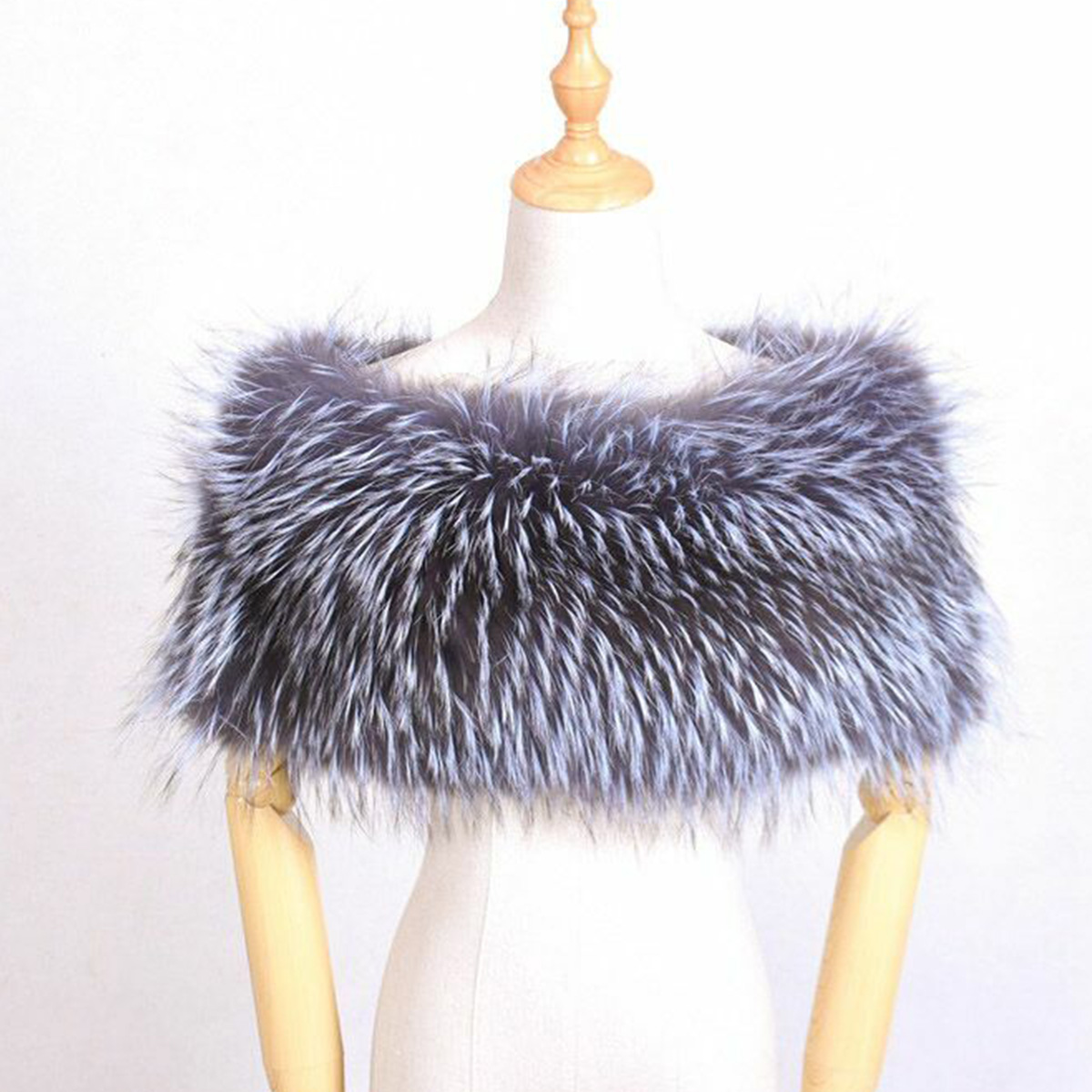 Stole Wedding Shawl - Chal de novia de piel Natural,