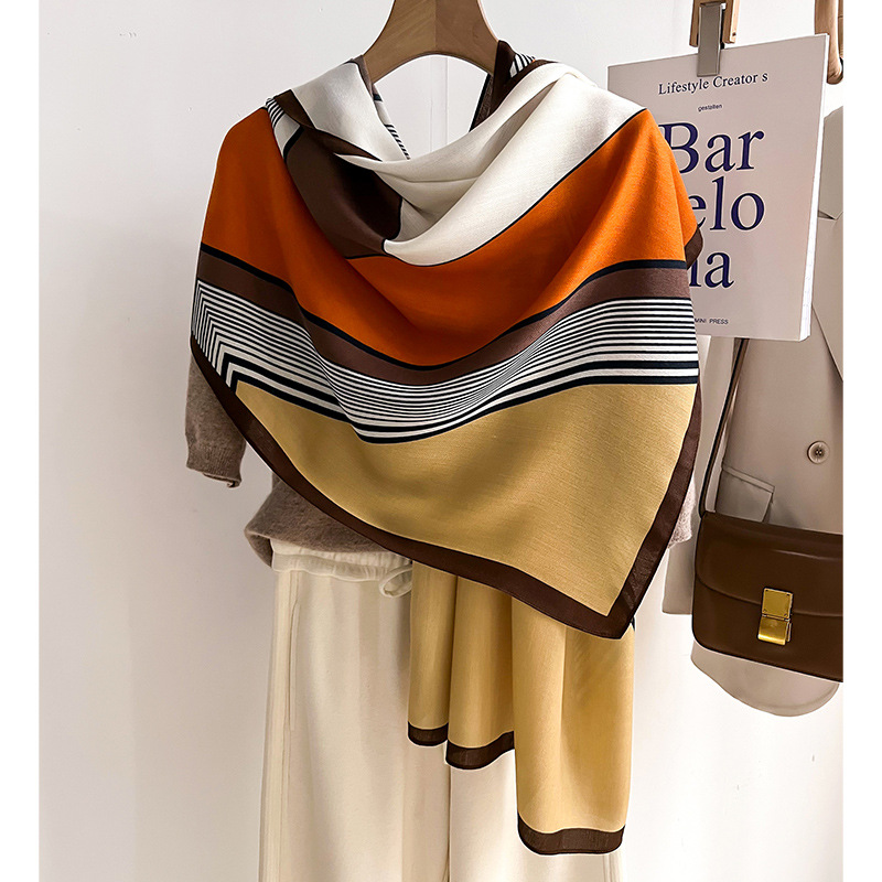 Pashmina Wrap Large - Bufanda de marca de lujo, chal