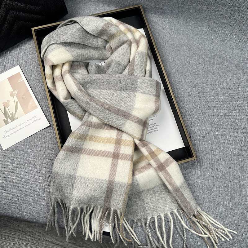 Muffler Men Wool - Bufanda de lana de 100% de