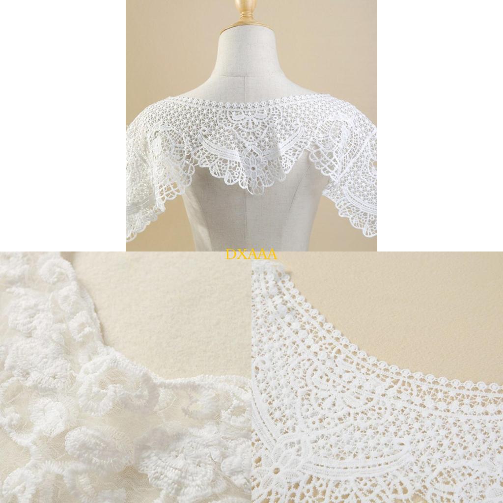 Stole Wedding Shawl - DXAA Mujeres Bordado Floral Encaje Chal