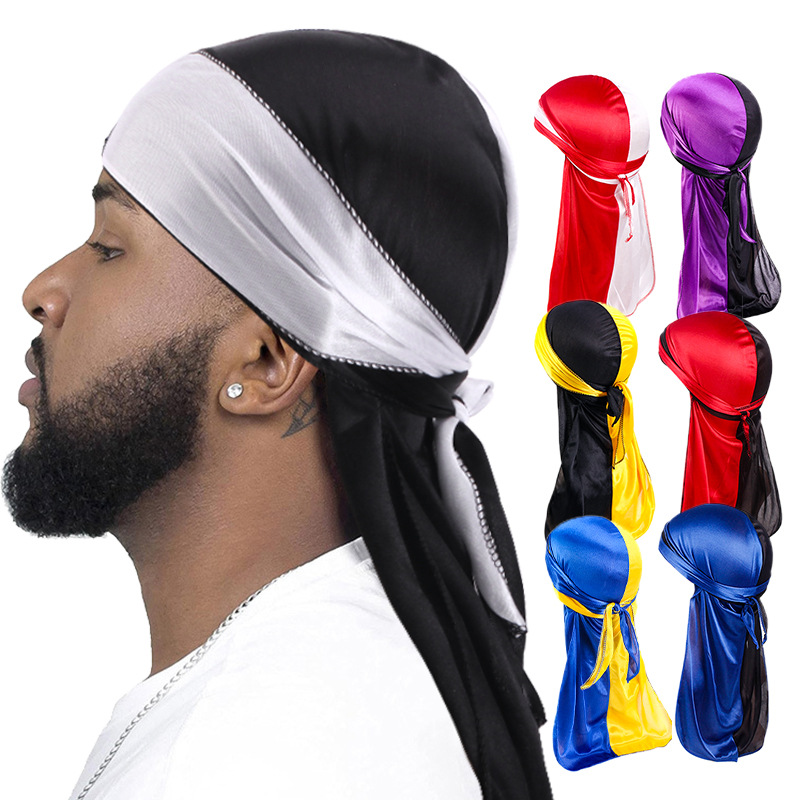 Bandana Doo Rag - Nuevas diademas sedosas de cola larga