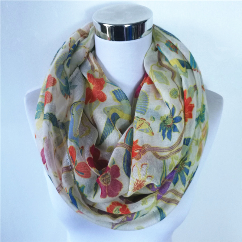 Nueva bufanda de viscosa con e - Infinity Scarf Knit reseña y precio