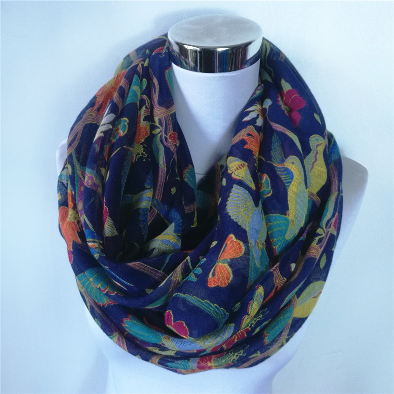 Nueva bufanda de viscosa con e - Infinity Scarf Knit reseña y precio
