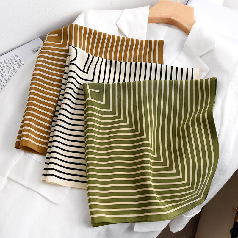 Bufandas de seda 100% con esta - Silk Tie Striped reseña y precio