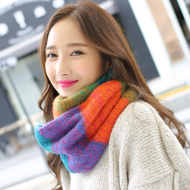 VISROVER bufandas de Color par - Infinity Scarf Knit reseña y precio