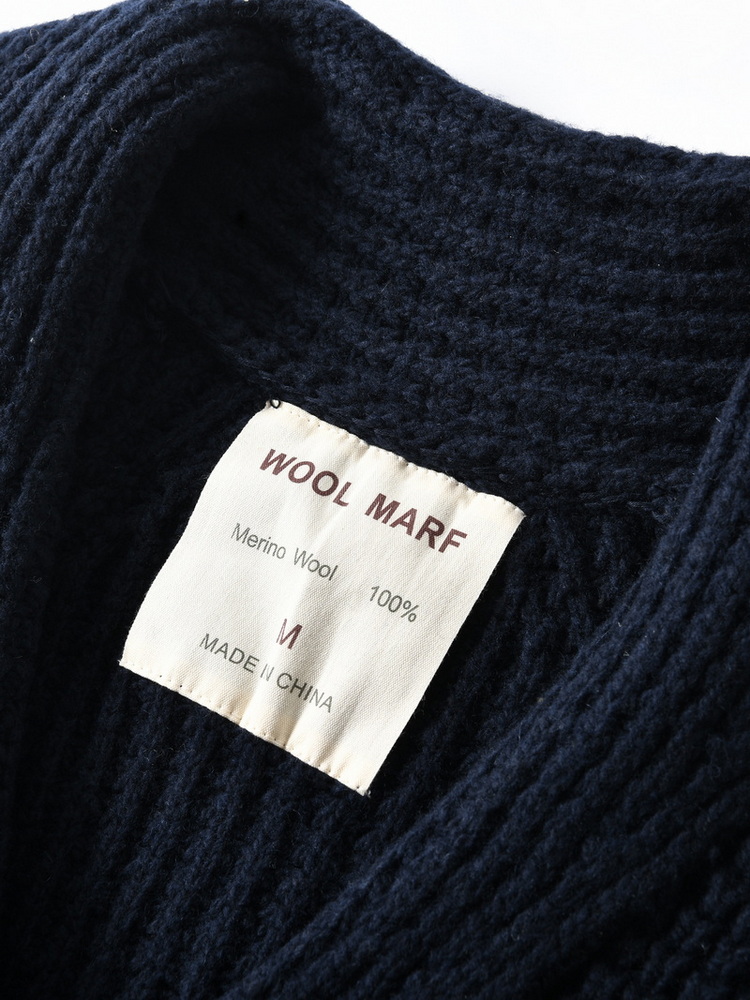 Suéter de punto grueso de lana - Muffler Men Wool reseña y precio