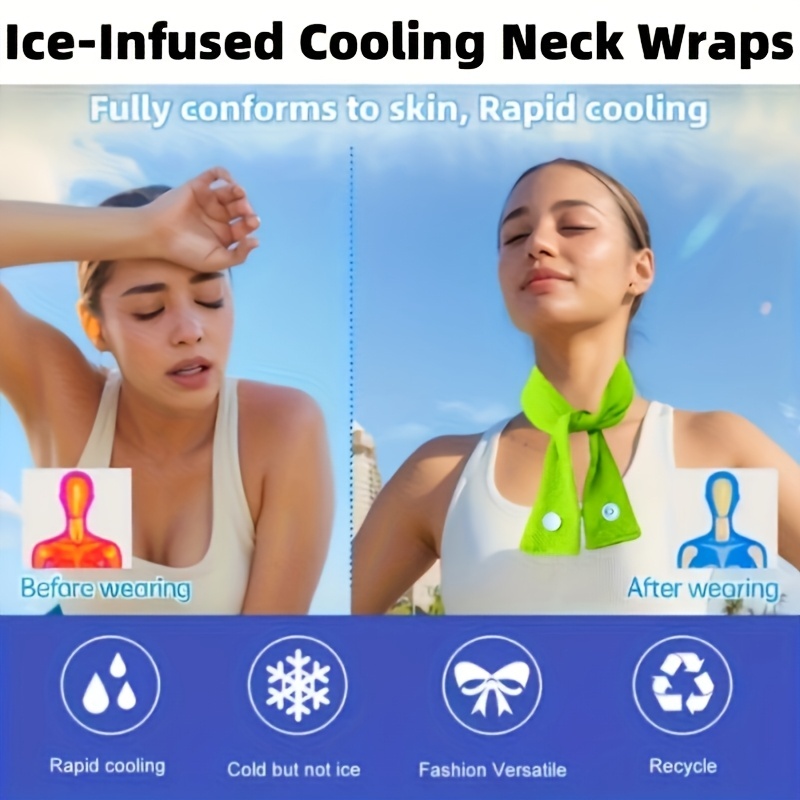 Pañuelo de Cuello Refrescante, - Silk Neck Scarf reseña y precio
