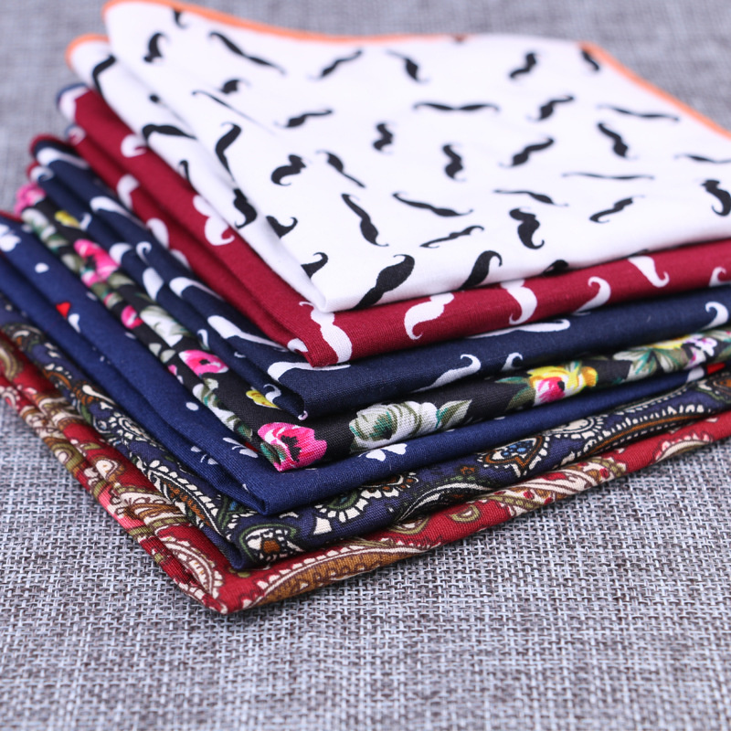 Pañuelo cuadrado de algodón co - Handkerchief Cotton Men reseña y precio