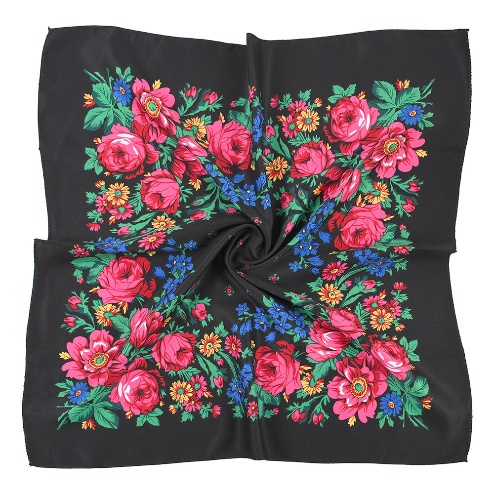 Bufanda cuadrada de estilo rus - Bandana Cotton reseña y precio