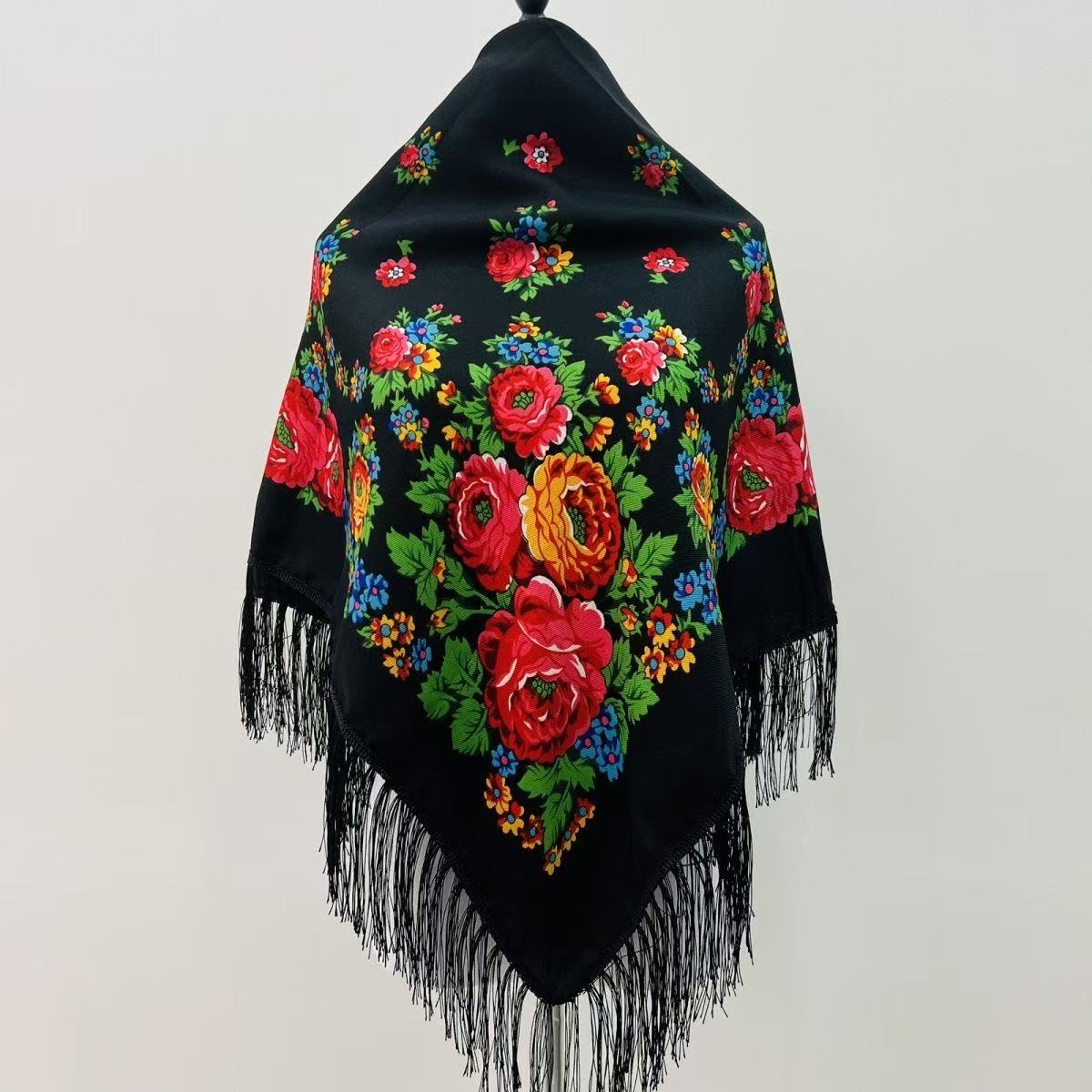 Bufanda cuadrada nacional rusa - Bandana Cotton reseña y precio