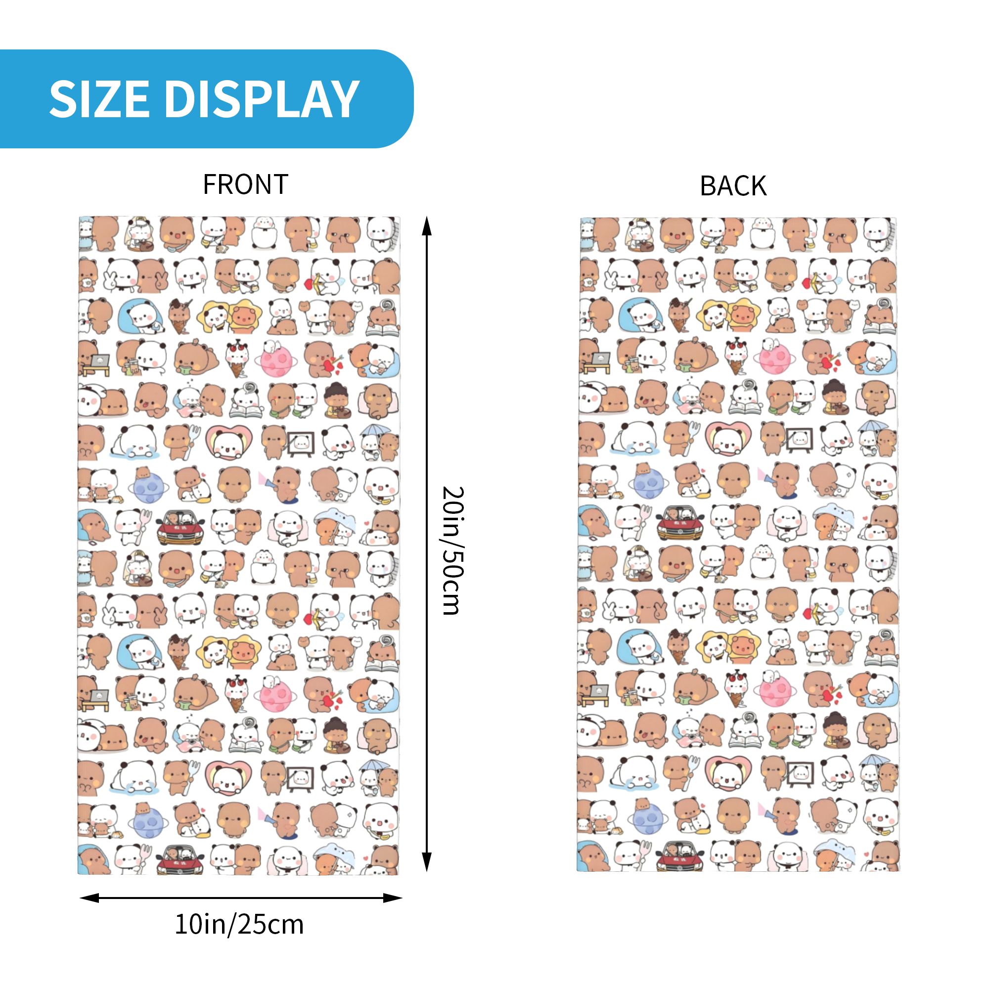 Pañuelo personalizado con dibu - Neck Warmer Tube reseña y precio