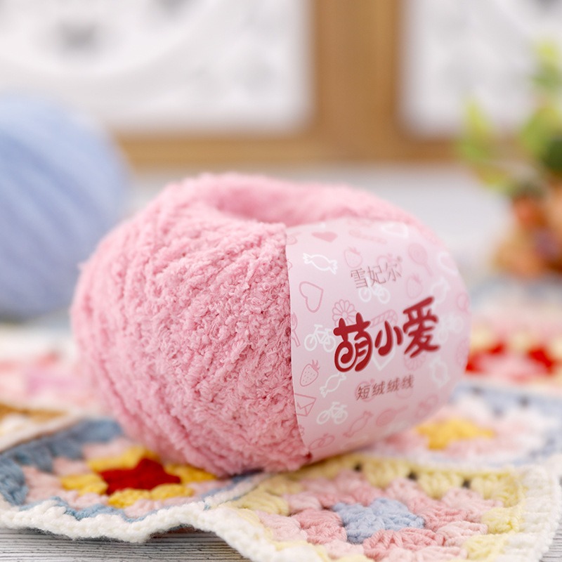 Hilo de Felpa Corta de 50g y 7 - Woven Scarf Blanket reseña y precio