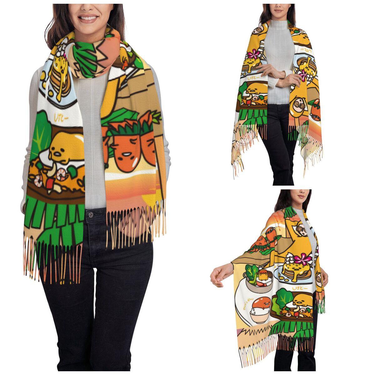 Bufanda de mujer con borla Gud - Pashmina Wrap Large reseña y precio