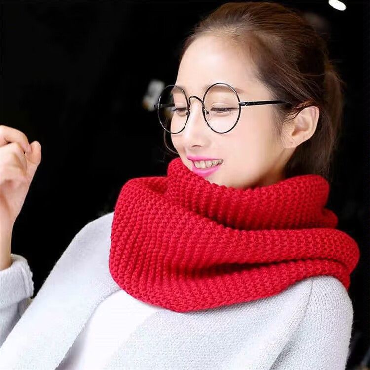 Bufanda de invierno para mujer - Infinity Scarf Knit reseña y precio