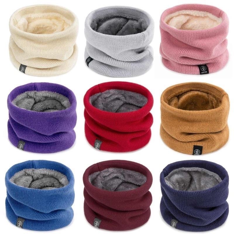 Bufanda gruesa de felpa tejida - Infinity Scarf Knit reseña y precio