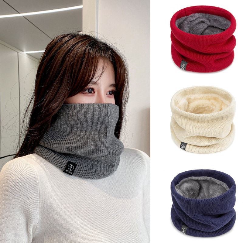 Bufanda gruesa de felpa tejida - Infinity Scarf Knit reseña y precio
