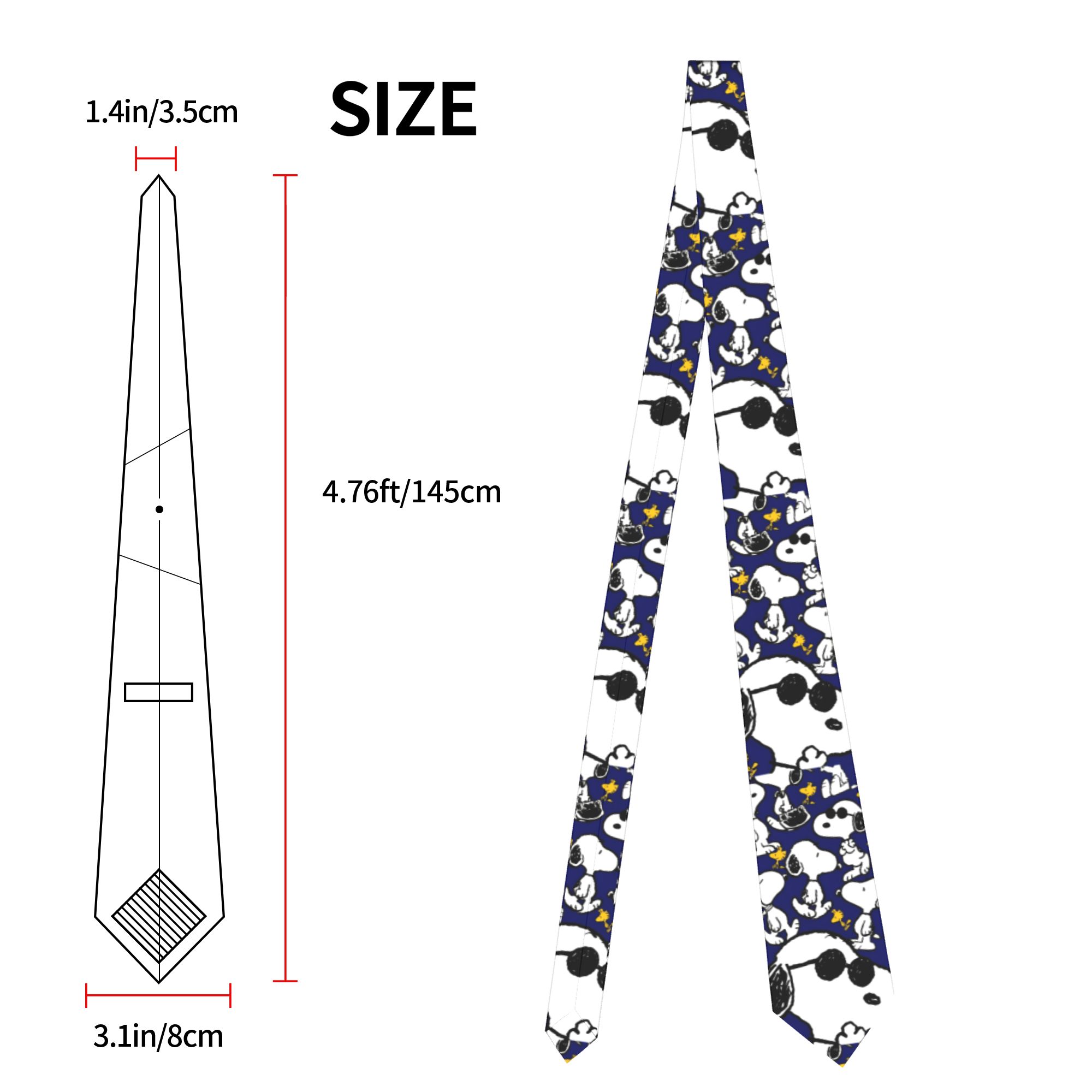 Corbata de Woodstock de Snoopy - Skinny Tie Men reseña y precio