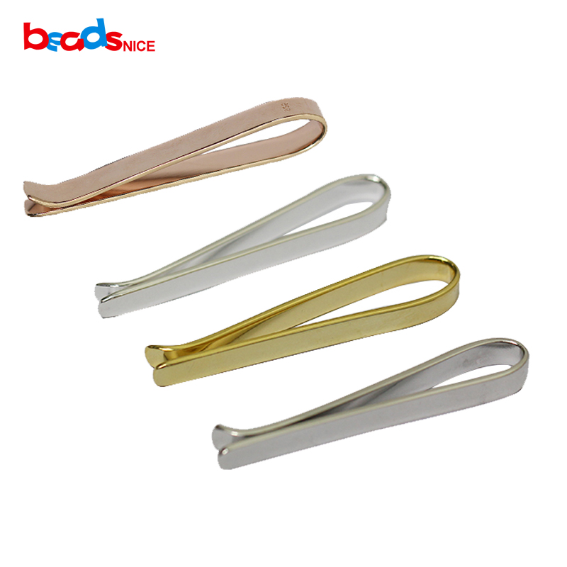 Beadsnice-Clip de corbata de P - Tie Clip Silver reseña y precio