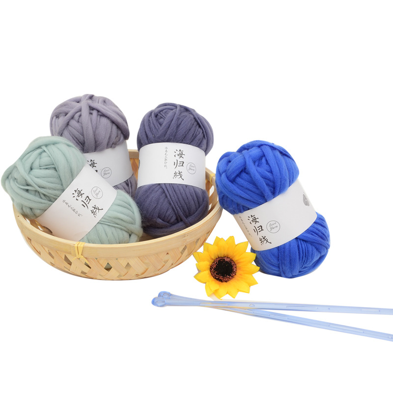 50g de hilo grueso islandés, h - Woven Scarf Blanket reseña y precio