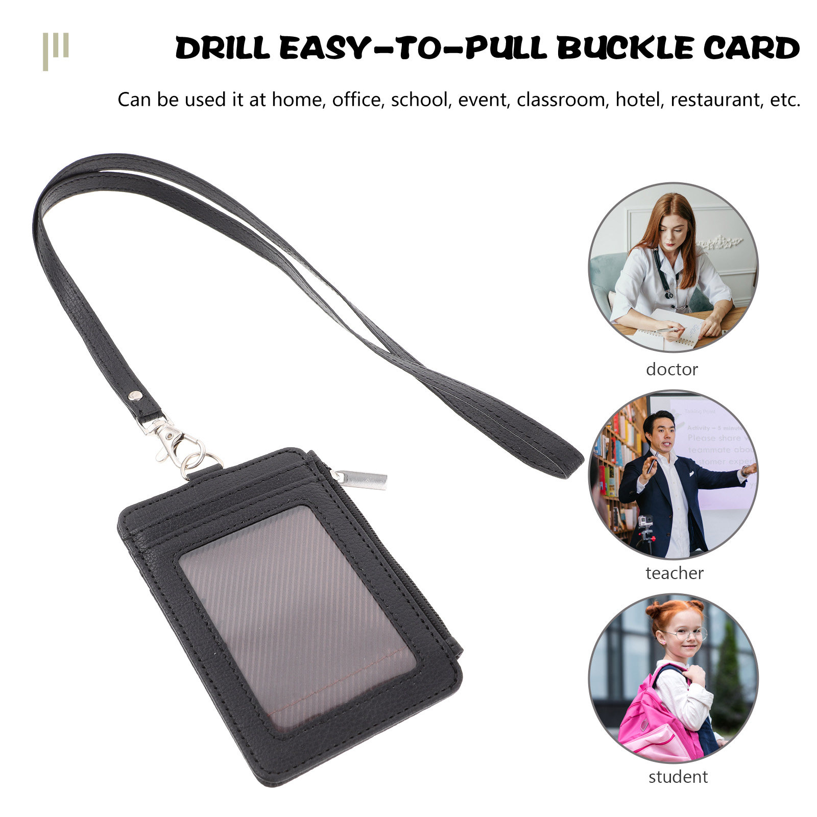 Porta Tarjetas de Identificaci - Lanyard Badge Holder reseña y precio