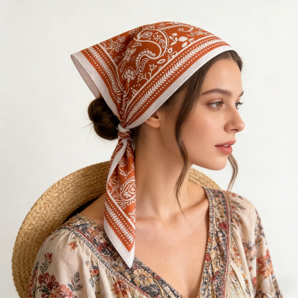 Pañuelo de seda con estampado  - Silk Neck Scarf reseña y precio
