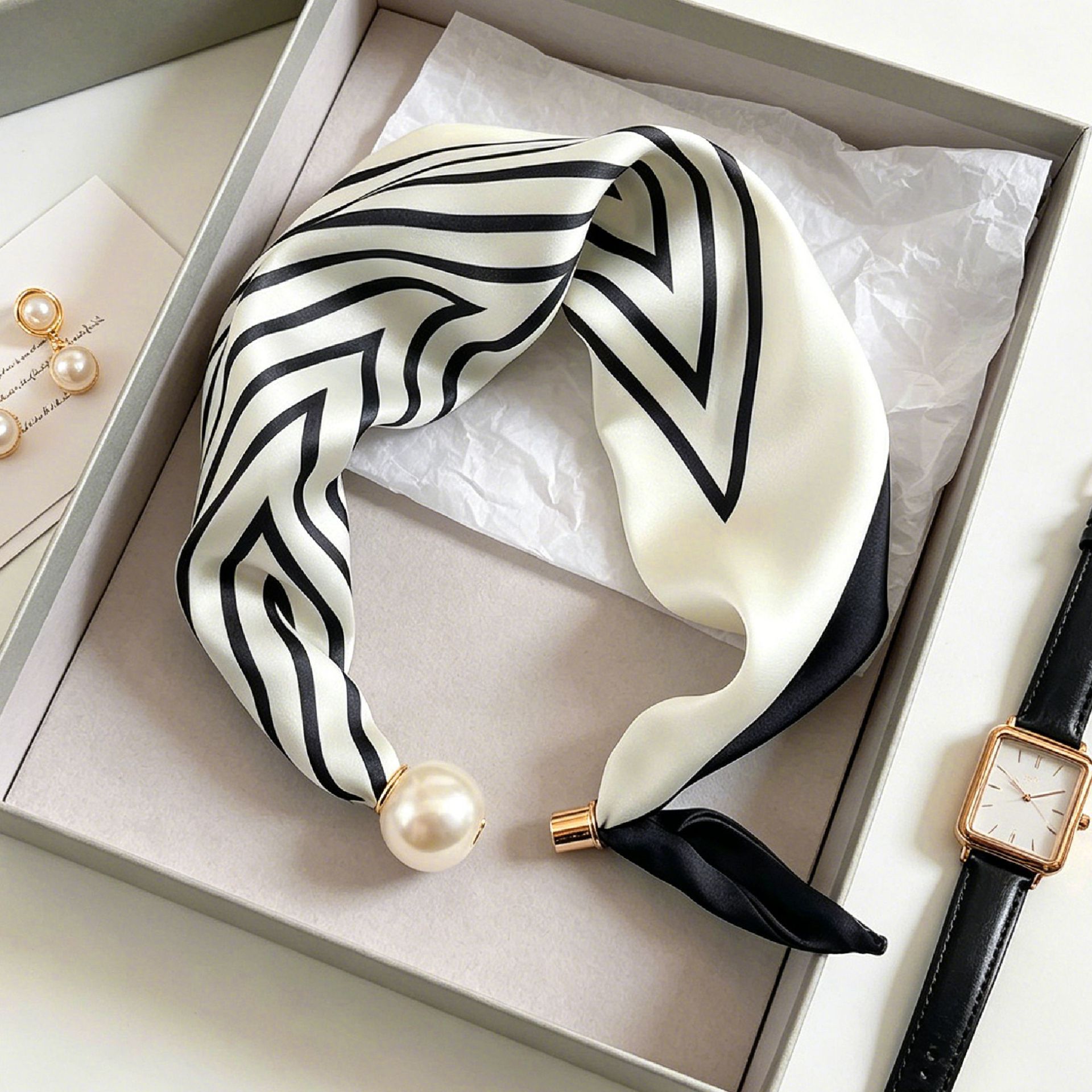 Elegantes y Chic Pañuelos con  - Ascot Neck Scarf reseña y precio