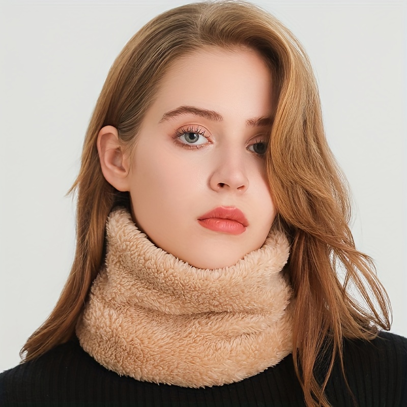 Bufanda infinita de felpa a pr - Infinity Scarf Knit reseña y precio