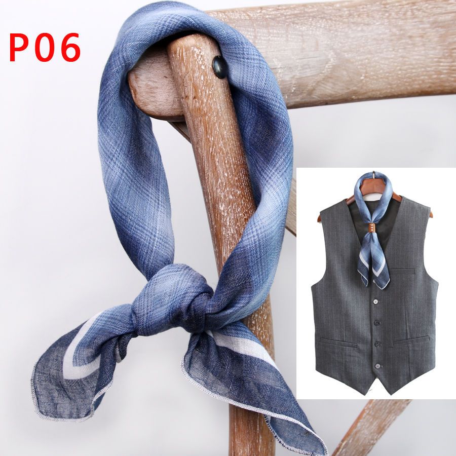 Bufanda cuadrada para hombre c - Scarf Silk Square reseña y precio