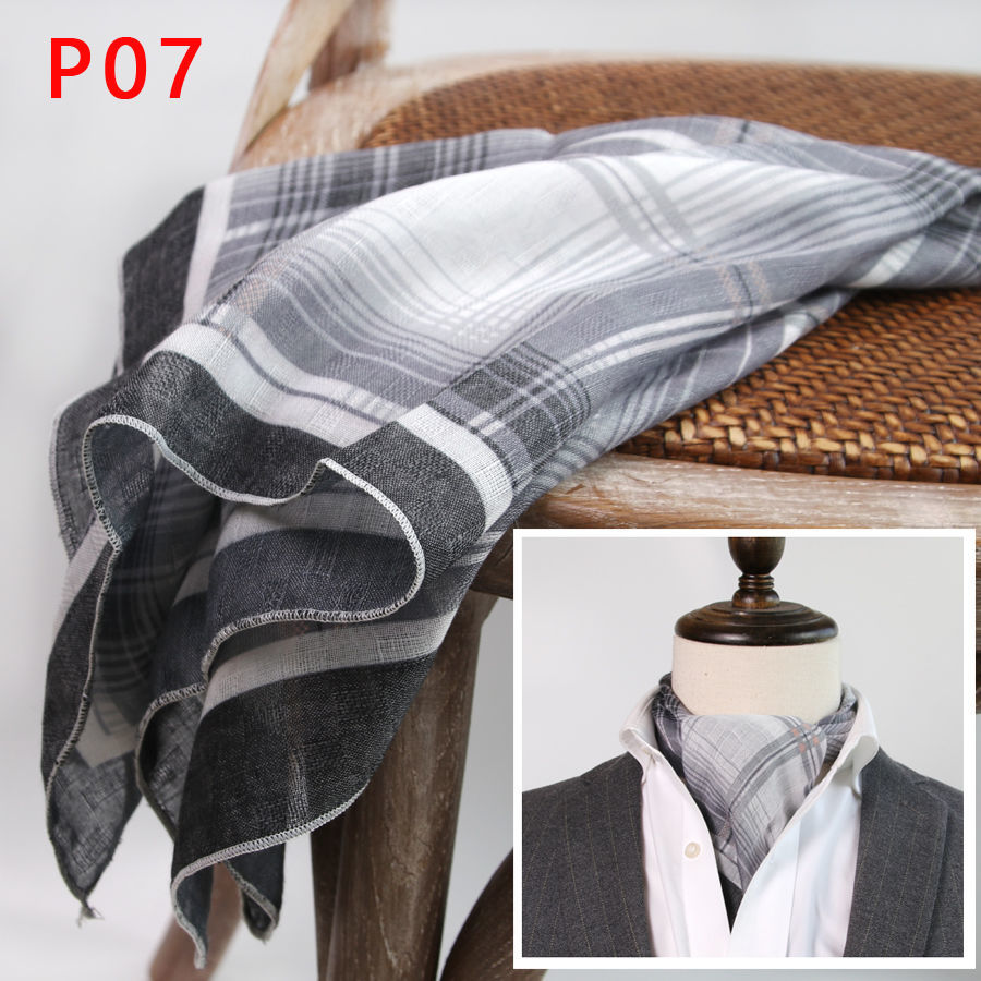 Bufanda cuadrada para hombre c - Scarf Silk Square reseña y precio
