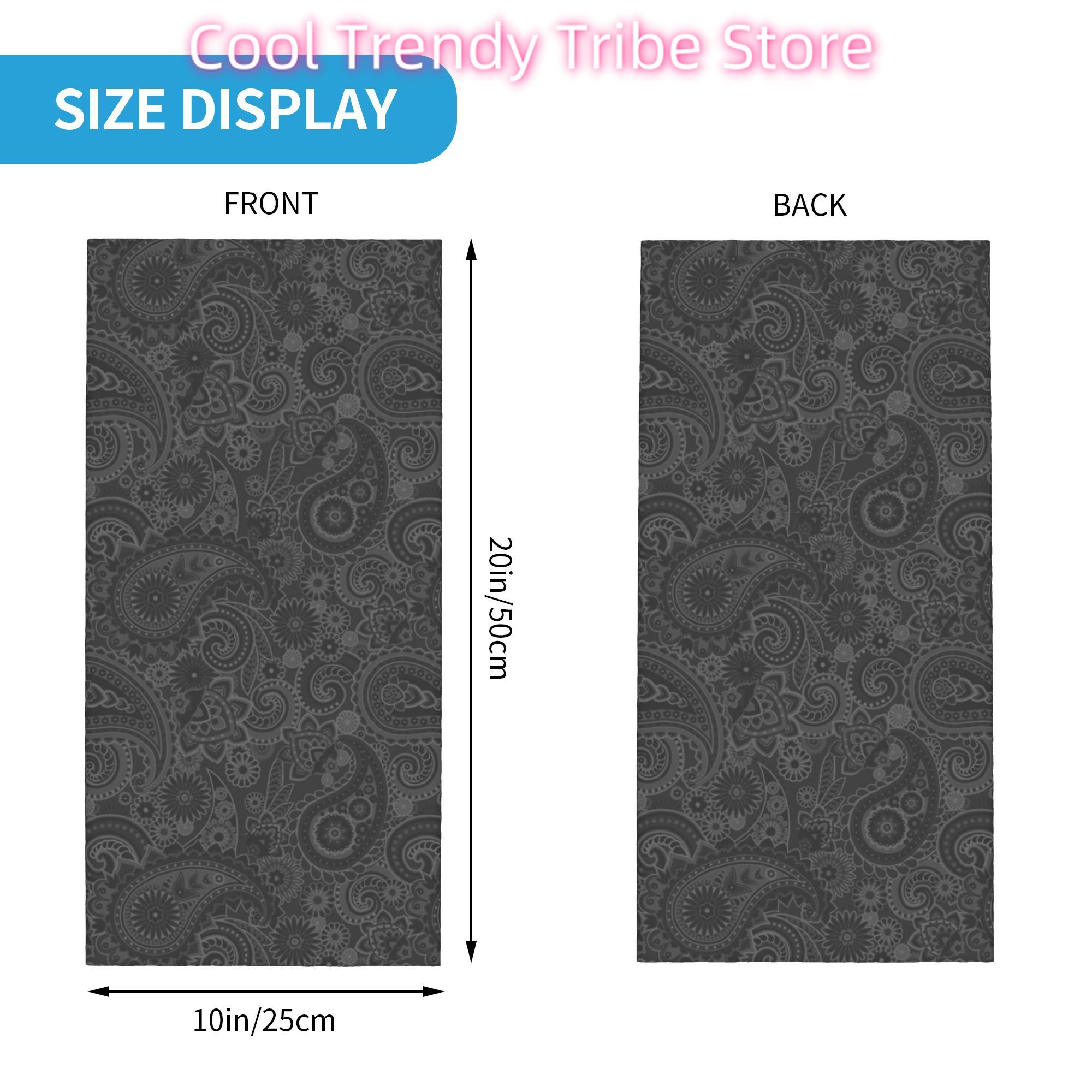 Paisley personalizado Chicano  - Neck Warmer Tube reseña y precio