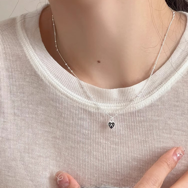 VENTFILLE-collar de corazón de - Tie Clip Silver reseña y precio