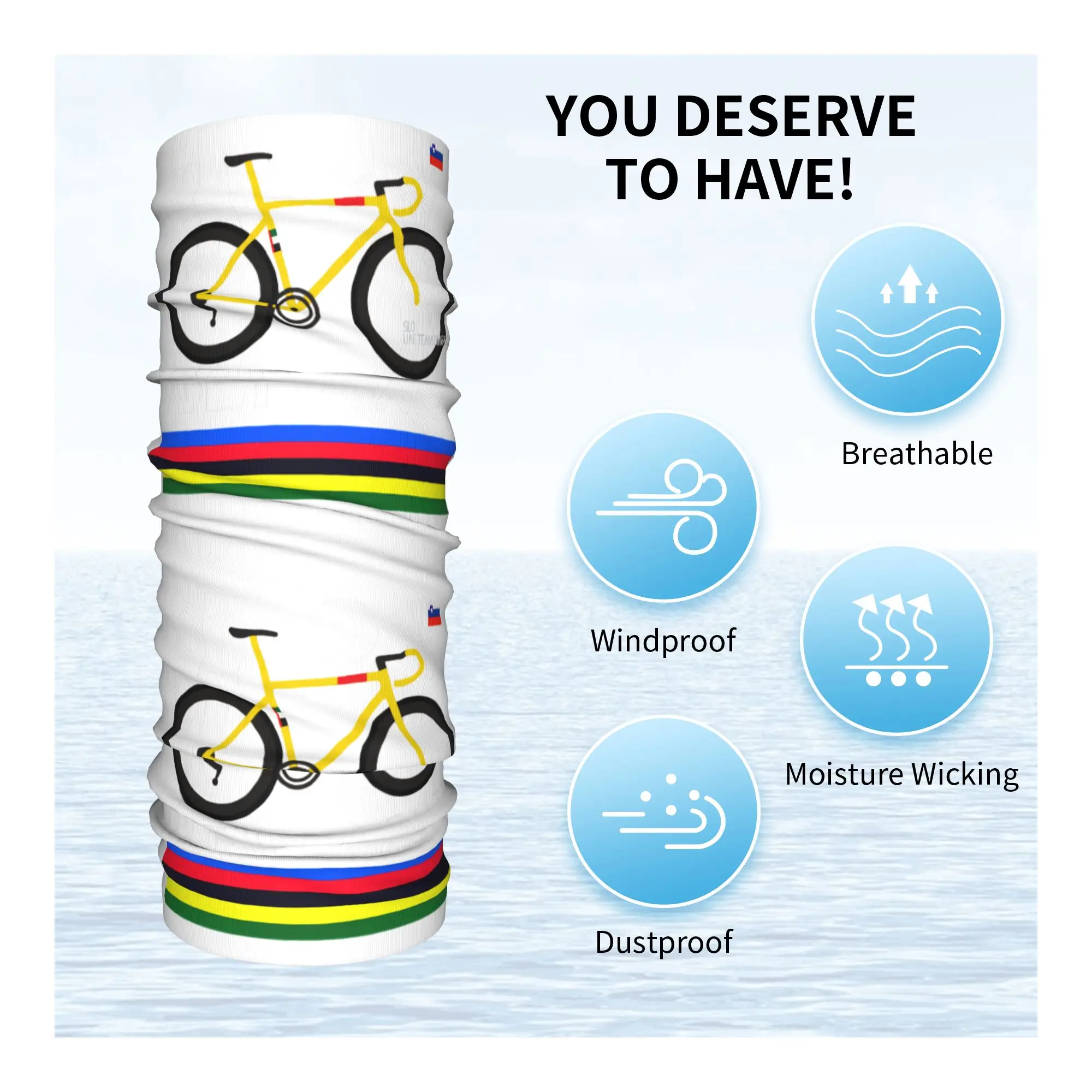 UAE Tadejs Cycling Racer Pogac - Neck Warmer Tube reseña y precio