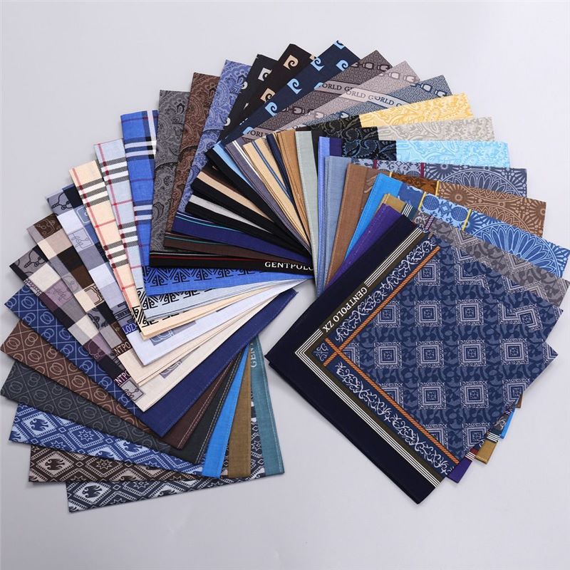 Pañuelo a cuadros estampado de - Handkerchief Cotton Men reseña y precio