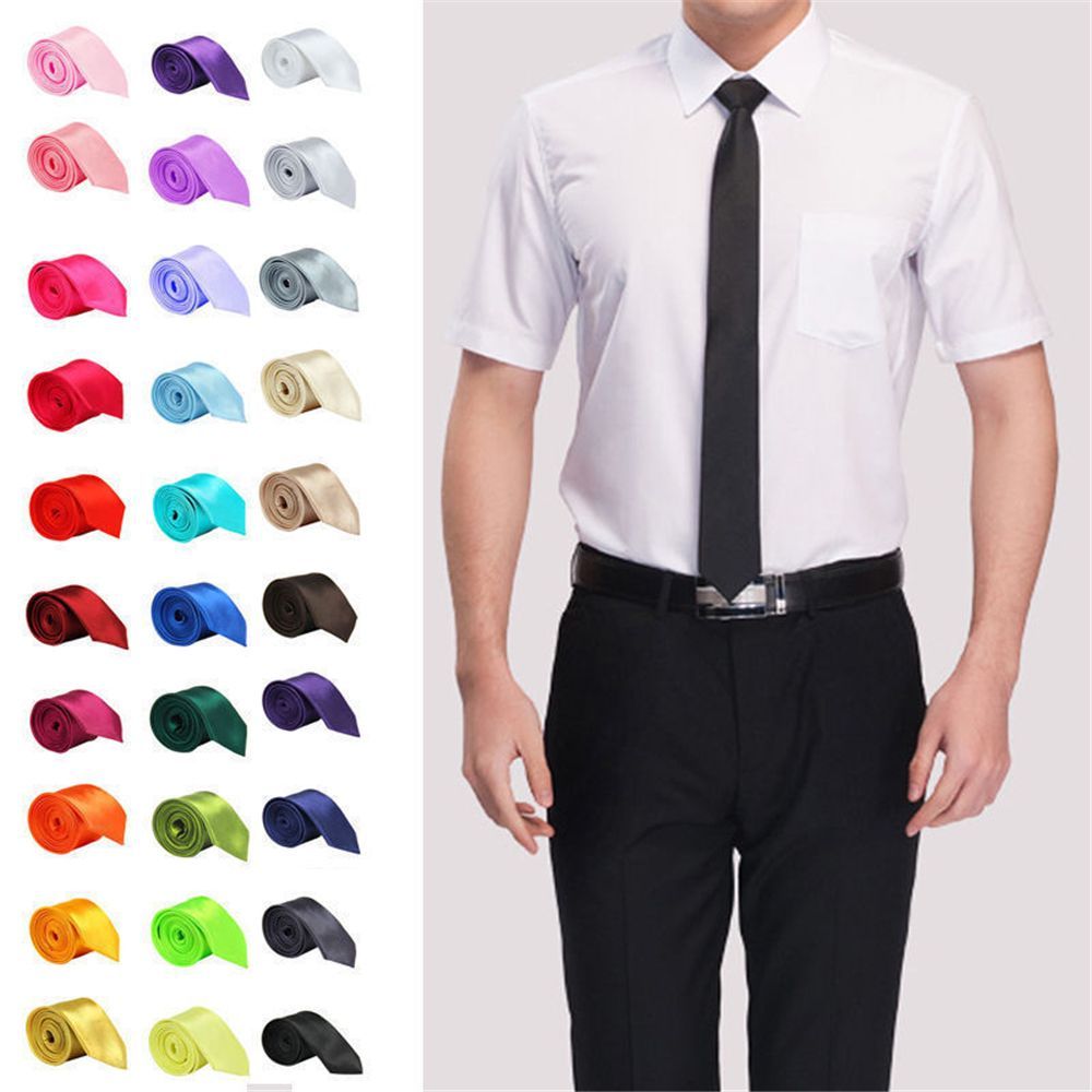 Corbata Delgada de Seda para B - Skinny Tie Men reseña y precio