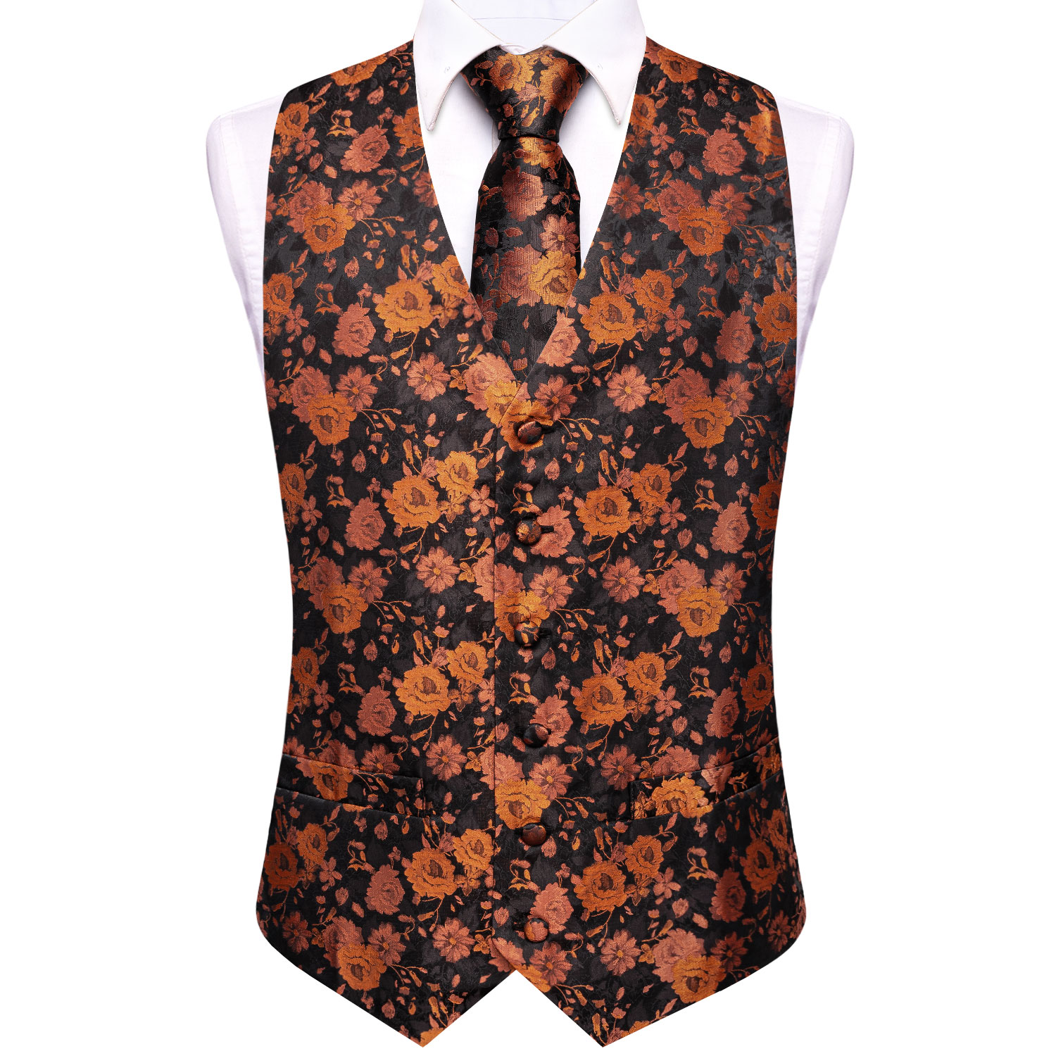 Conjunto de 5 Piezas de Chalec - Pocket Square Set reseña y precio