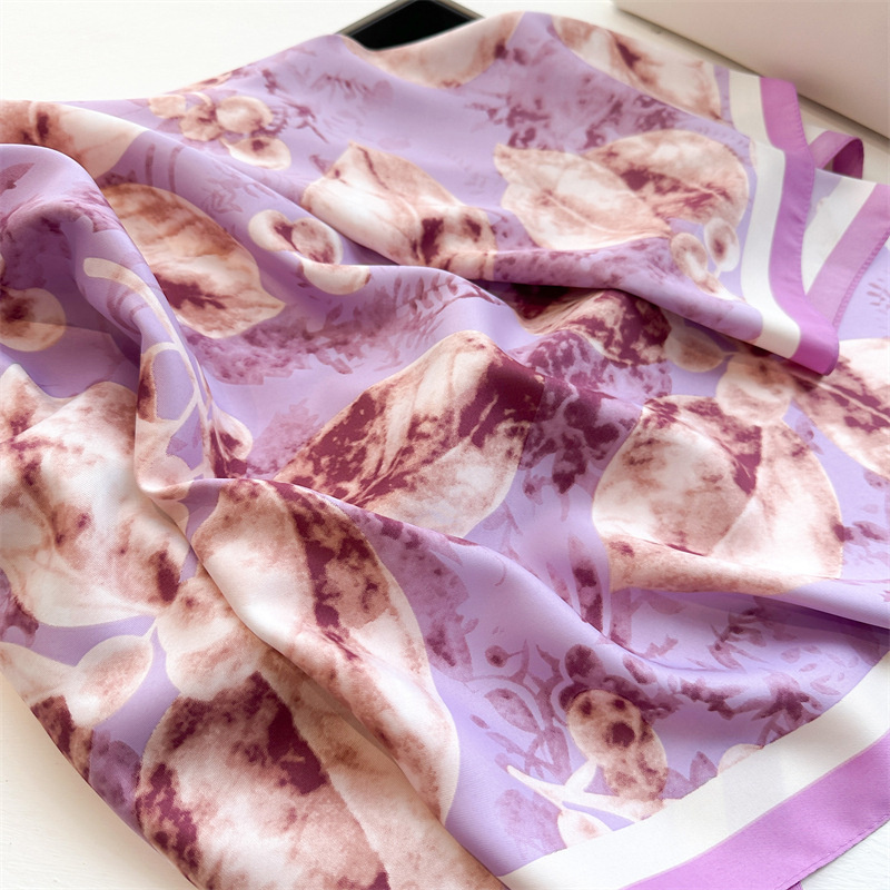 Bufanda cuadrada grande con es - Scarf Silk Square reseña y precio