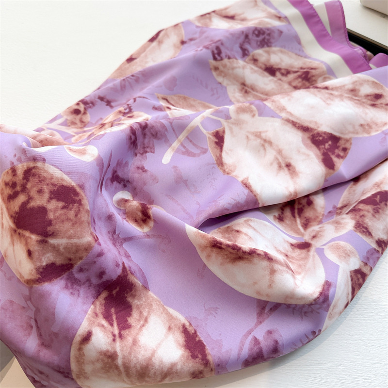 Bufanda cuadrada grande con es - Scarf Silk Square reseña y precio