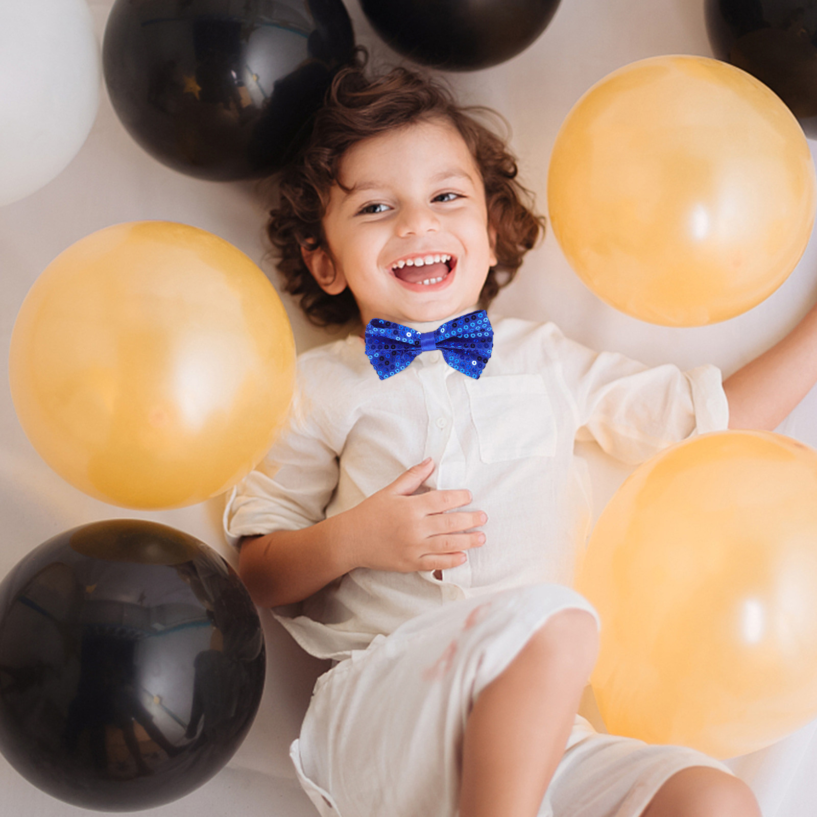 5 Lazos de Lentejuelas para Ni - Bow Tie Pre Tied reseña y precio