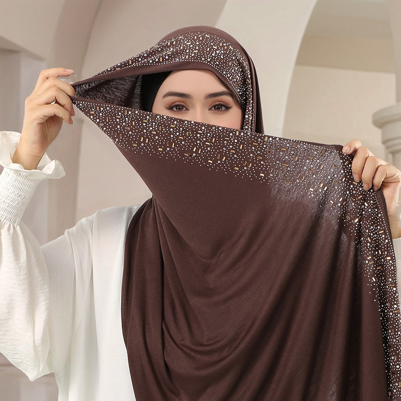 Hiyab de Algodón Jersey con Pe - Bandana Cotton reseña y precio