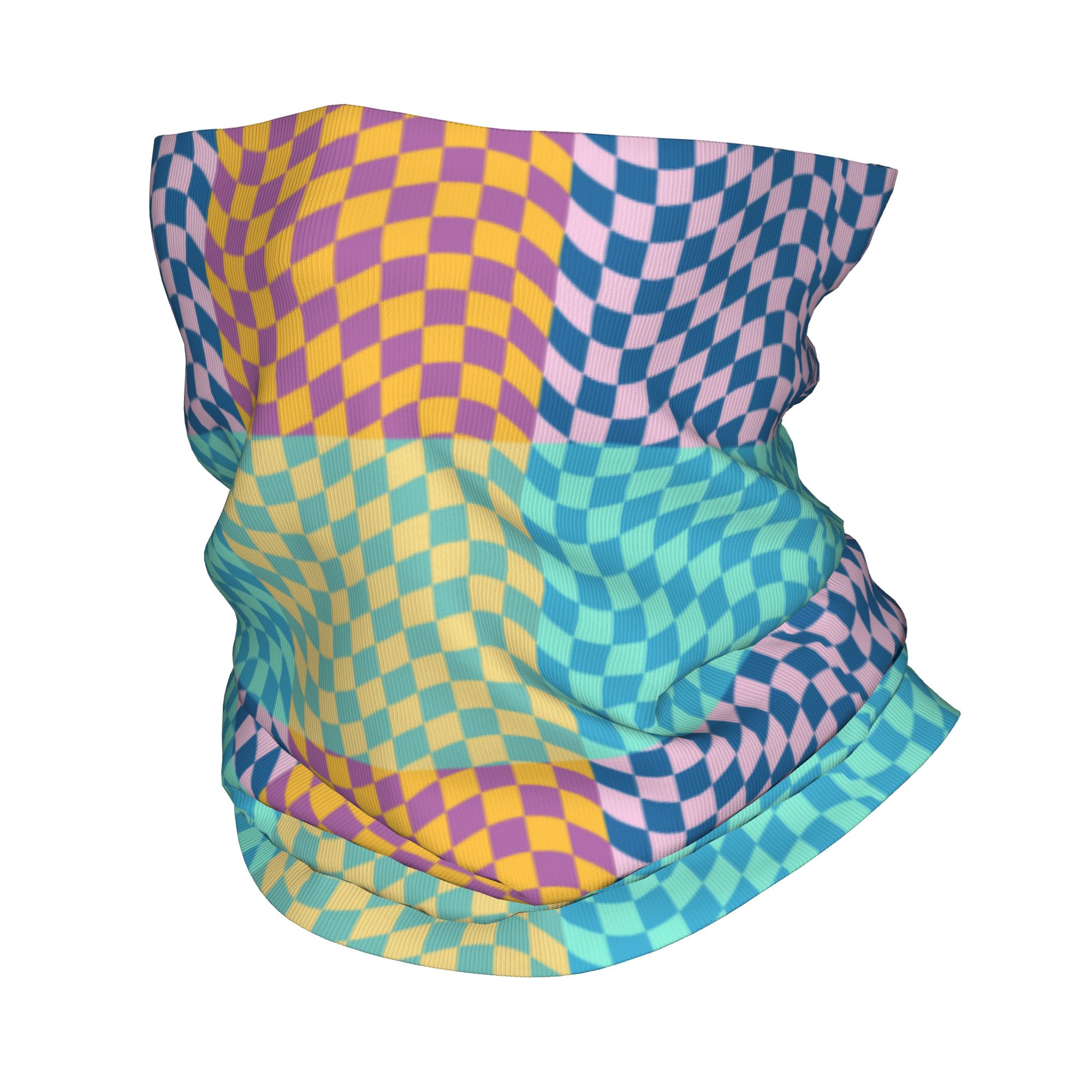 Bandana a cuadros de colores p - Neck Warmer Tube reseña y precio
