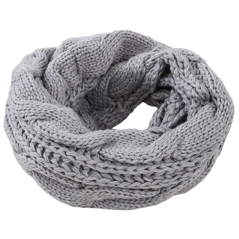 Hombres Mujeres Niños Niñas Gr - Infinity Scarf Knit reseña y precio