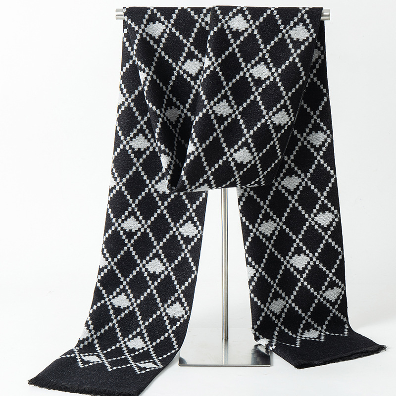 Bufanda de Cachemira a cuadros - Muffler Men Wool reseña y precio